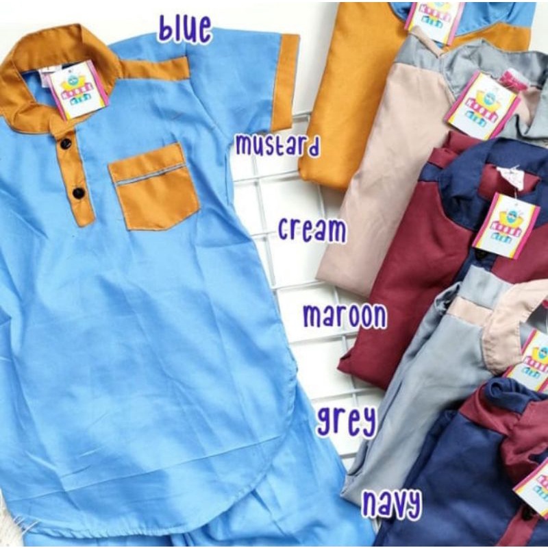 1-5T SET KOKO ANAK setelan Koko set