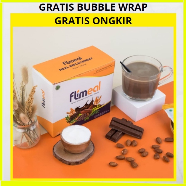 

FLIMEAL DIET SATU BOX ISI 12 SACHET RASA COKLAT ORI BPOM SEREAL BY FLIMTY FLYMTY BPOM HALAL