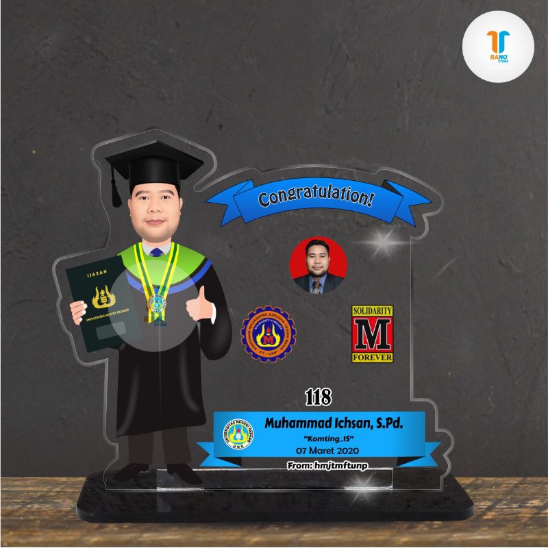 

Kado Wisuda // Karikatur // Plakat Akrilik