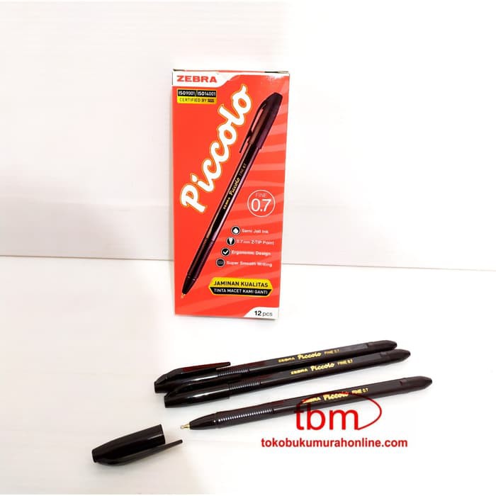 

Promo BOLPEN ZEBRA PICCOLO 0.7 BLACK / PEN ZEBRA PICCOLO / BALLPOINT PICCOLO Elegan