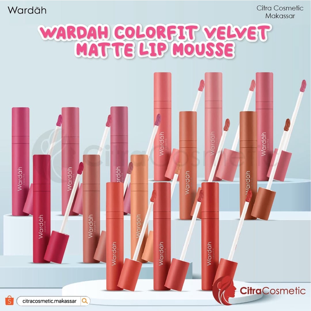 Wardah Colorfit Velvet Matte Lip Series