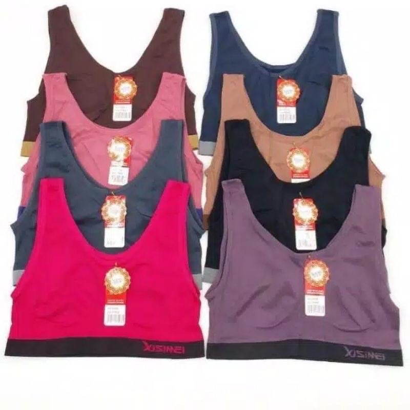 12pcs Miniset brief bra dalaman katun bamboo impor model korea premium mini set dewasa minset kutang