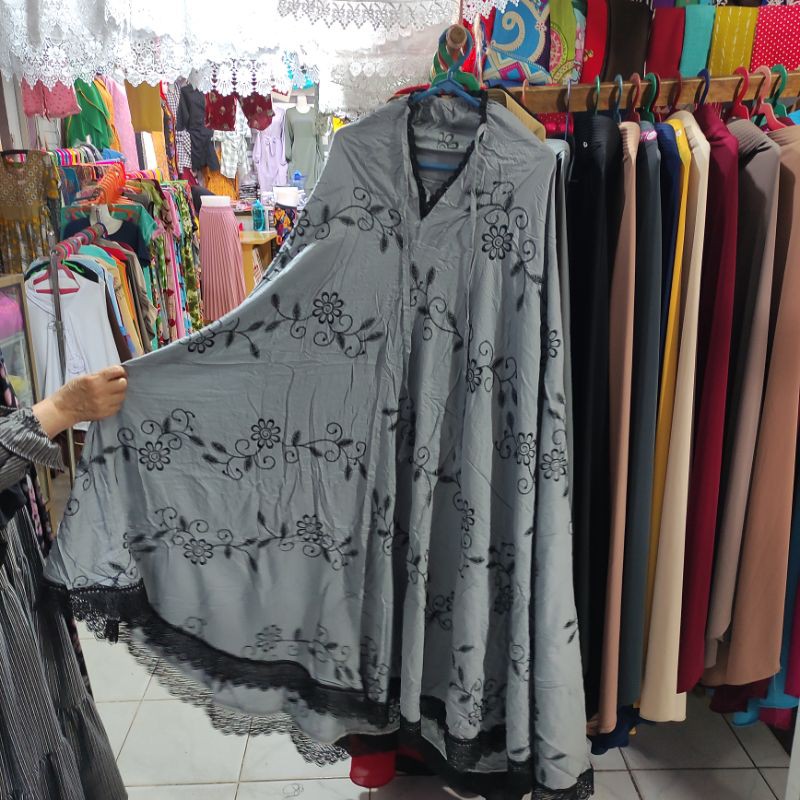 Mukena Rayon Bordir renda hoki