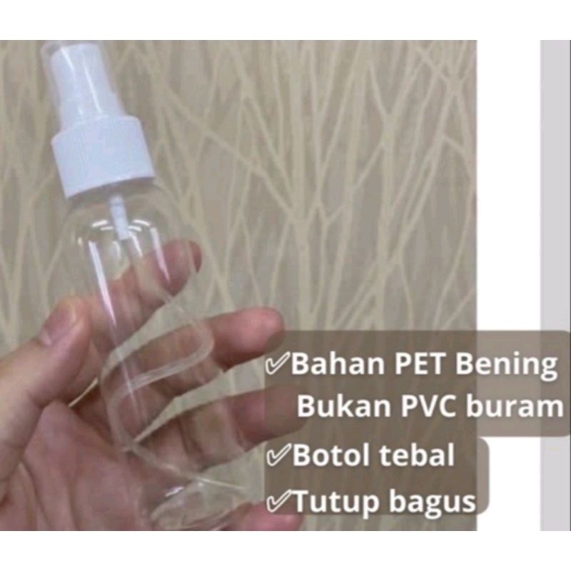 botol spray 100ml botol spray 60ml bening