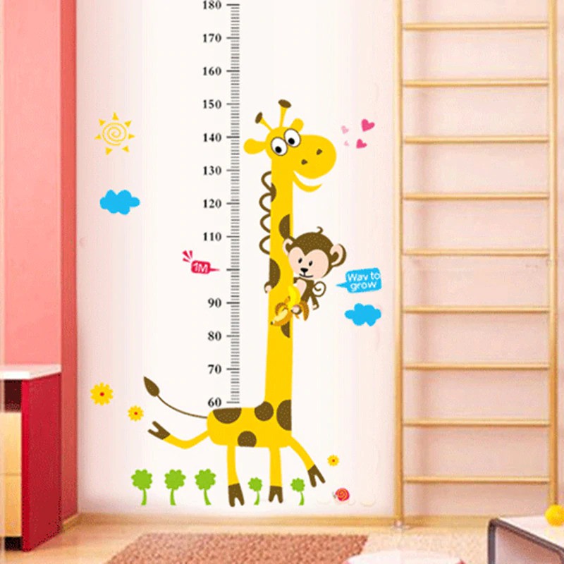 Flashmart Stiker / Sticker Wallpaper Dinding Giraffe