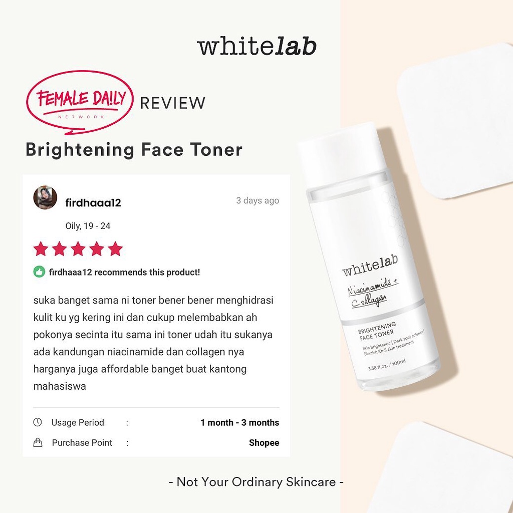 Whitelab Brightening Face Toner