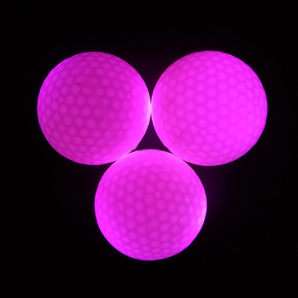 Tastetasty Bola Golf LED Luminous Glow In The Dark Untuk Latihan