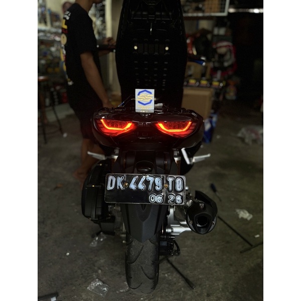 Stoplamp Lampu Stop Belakang NMax New Custom Ala Xmax