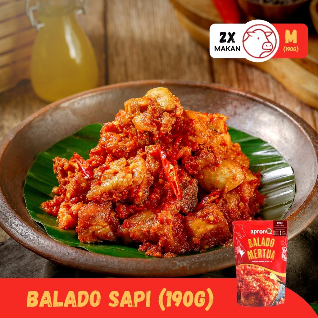 

APRONQ BALADO MERTUA SAPI 190 GRAM (MEDIUM)