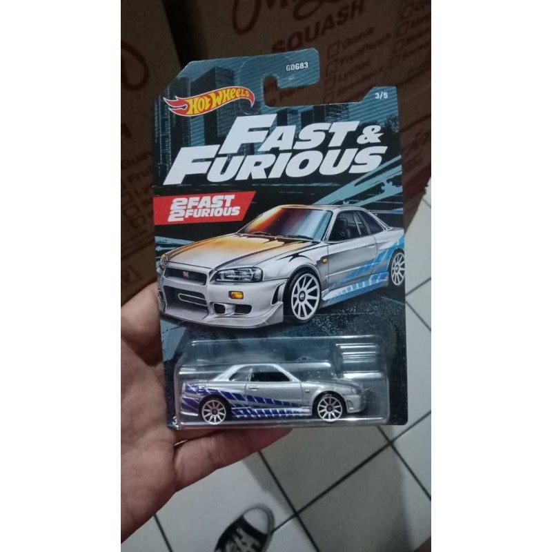 HOT WHEELS R34 PAUL WALKER