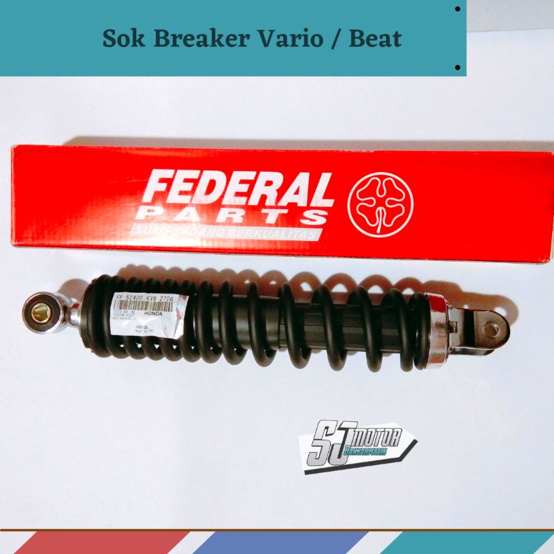 Sok Shock Breaker Belakang FEDERAL - KVB - Vario110 Karbu Beat Karbu Scoopy  Karbu