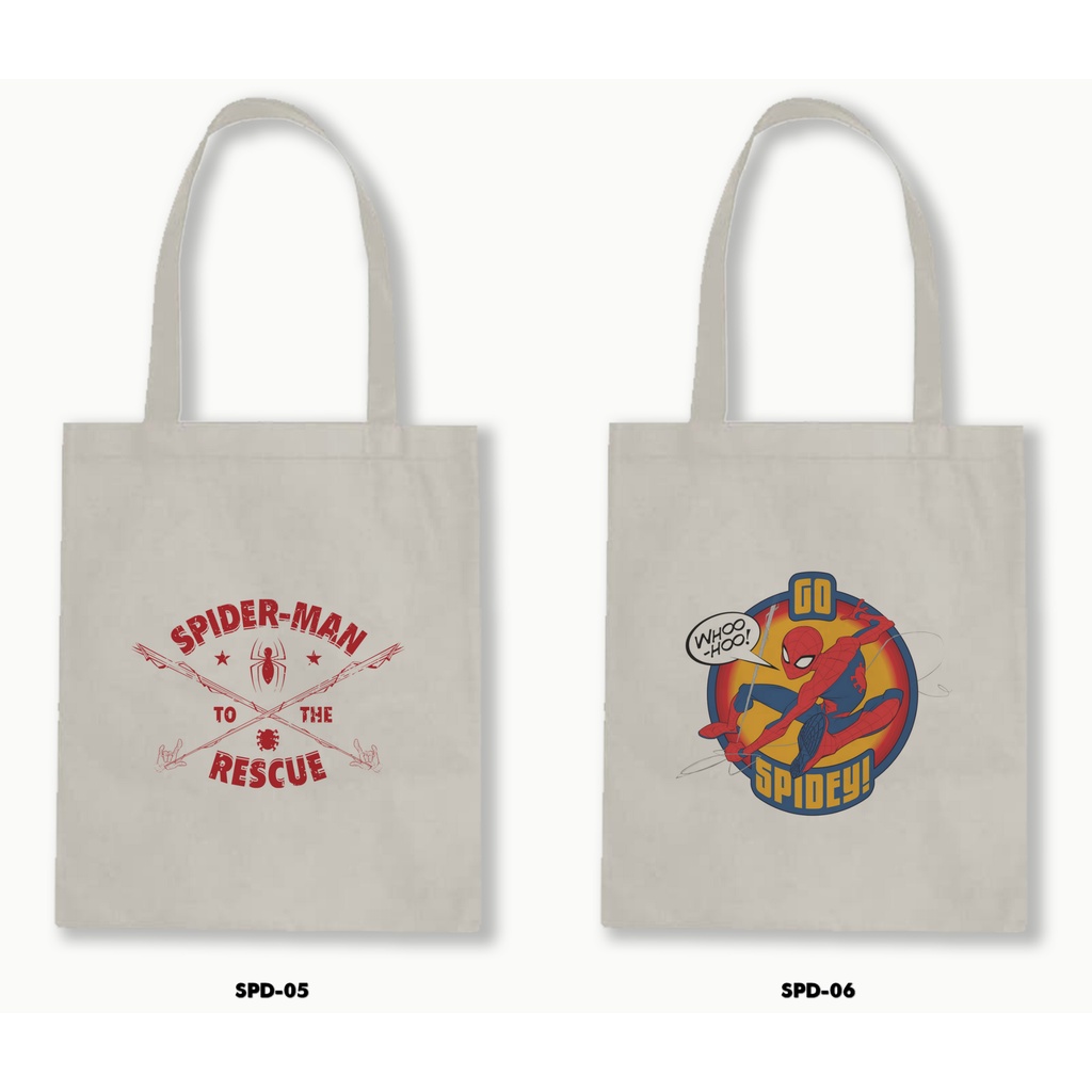 TOTE BAG BLACU - SPIDERMAN