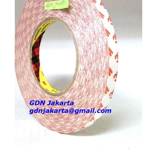 

♀ 3M Double Coated Tissue Tape 9007 , 1/2 inch x 50 meter ☈