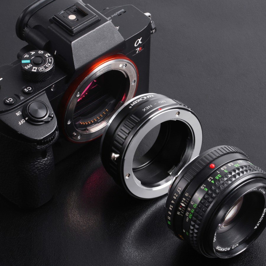 Adapter Lens Mount Minolta MD to Sony Nex E-Mount KNF Concept