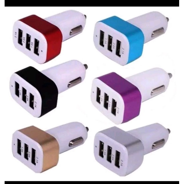 adaptor 3port sepeda motor dan mobil (satuan)