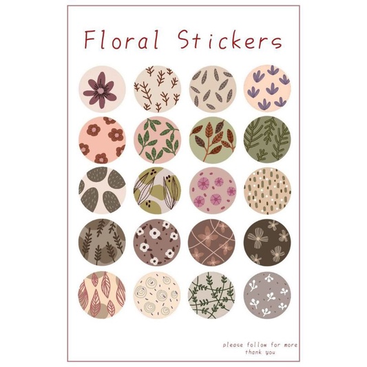 

Floral Stiker
