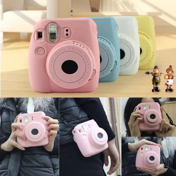 TBI Casing Silicon Klasik Kamera Fuji Instax Mini 8 / 9 Noctiluc Soft Case