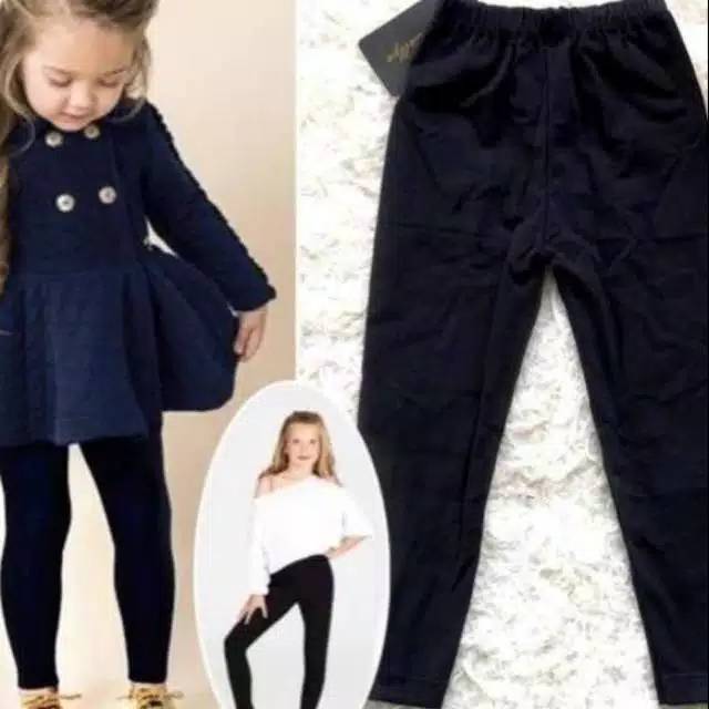 Leggings hitam polos anak/legings murah anak=xs~s~m~l~xl~xxl~xxxl~tanggung