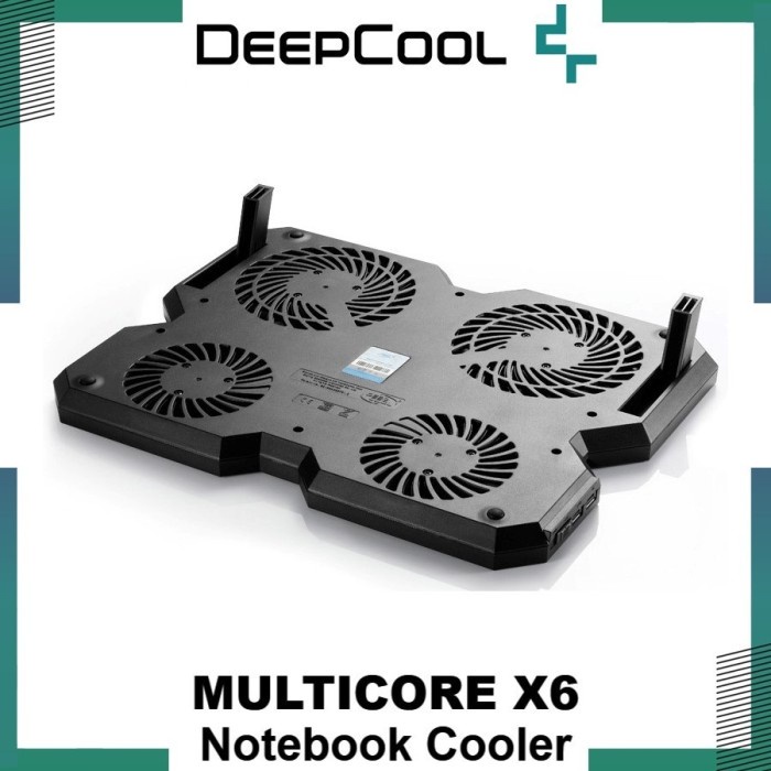 Deep Cool X6 Multi Core - Notebook Cooler Cooling Pad Laptop Deepcool