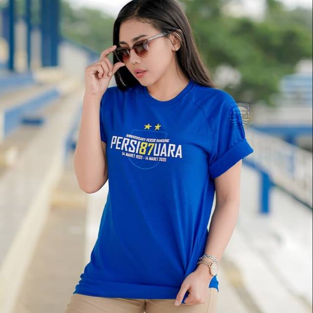 Tshirt anniversary Persib 87 GRATIS MINI FLAG