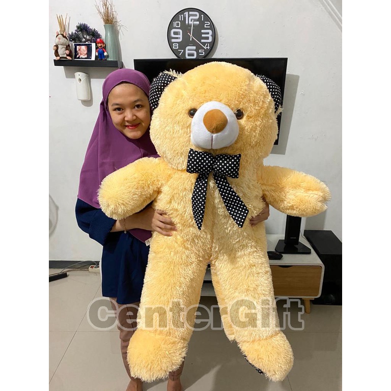 Boneka Teddy Bear Jumbo Pita Boneka Beruang Jumbo 90CM