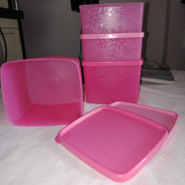 Tupperware Frozen Square Set (4)