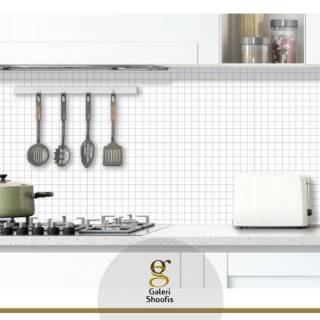  Wallpaper  Sticker  Dapur Kamar  Mandi  Roll 5m Shopee 