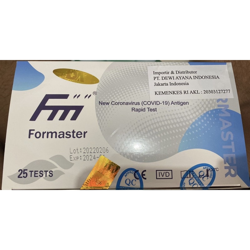 (TERMURAH) FORMASTER Antigen Swab Hidung Naso Nasal