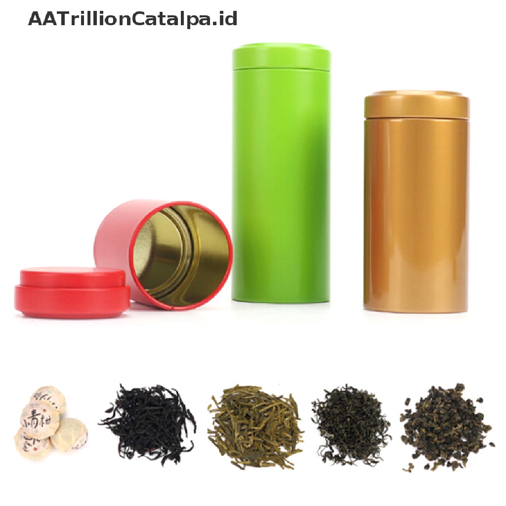 (AATrillionCatalpa) Kontainer Kedap Udara Anti Bau Bahan Timah Untuk Herbal