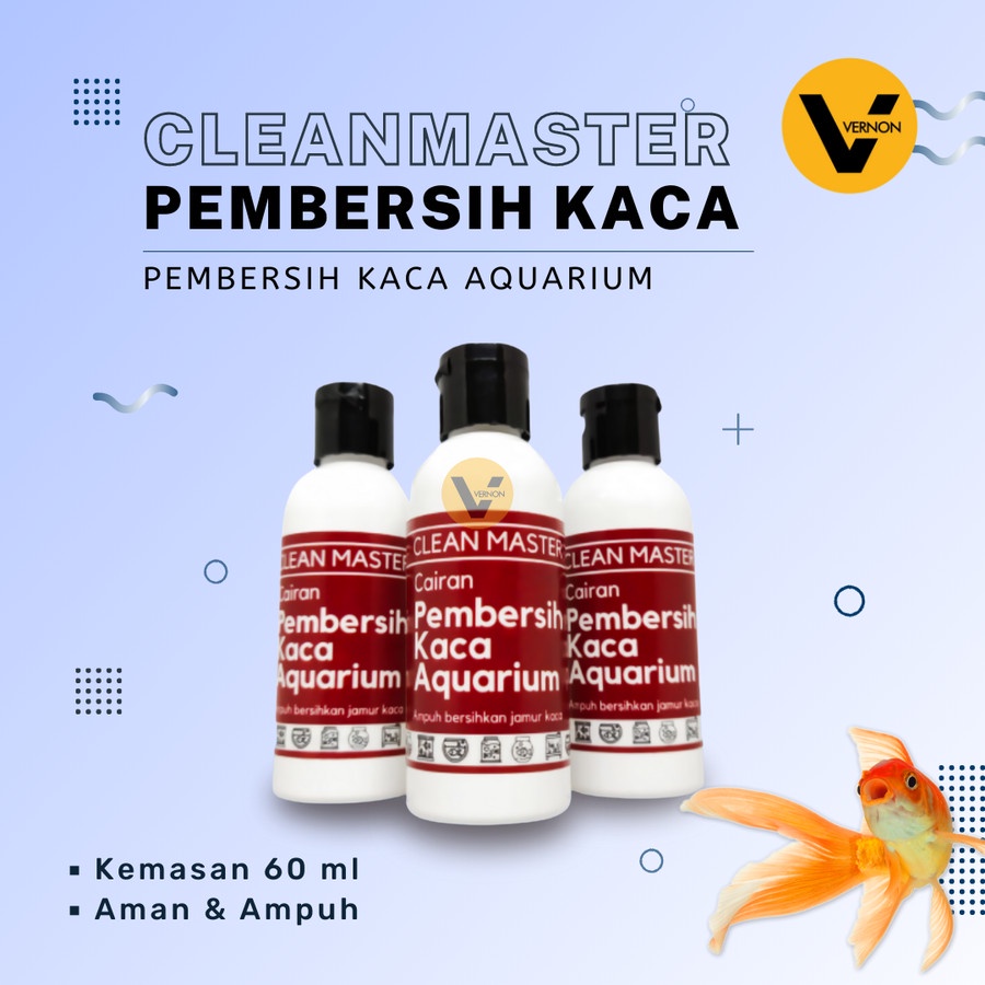 Cairan Pembersih Kaca Akuarium Aquarium CLEAN MASTER