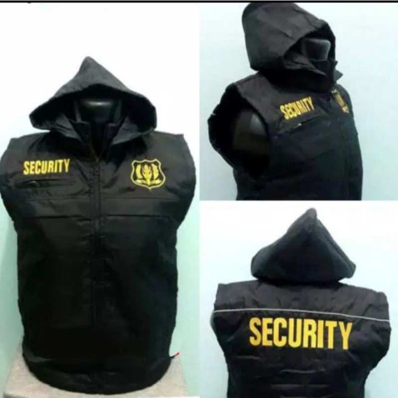 VEST ROMPI SECURITY HITAM/VEST SECURITY HITAM/ROMPI SECURITY HITAM/VEST ROMPI PRIA
