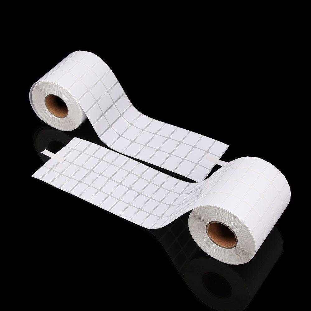 TOP 5000pcs /roll Copperplate Label Nyaman Multifungsi Harga Supermarket Kosong Cetak Perlengkapan Paket Label