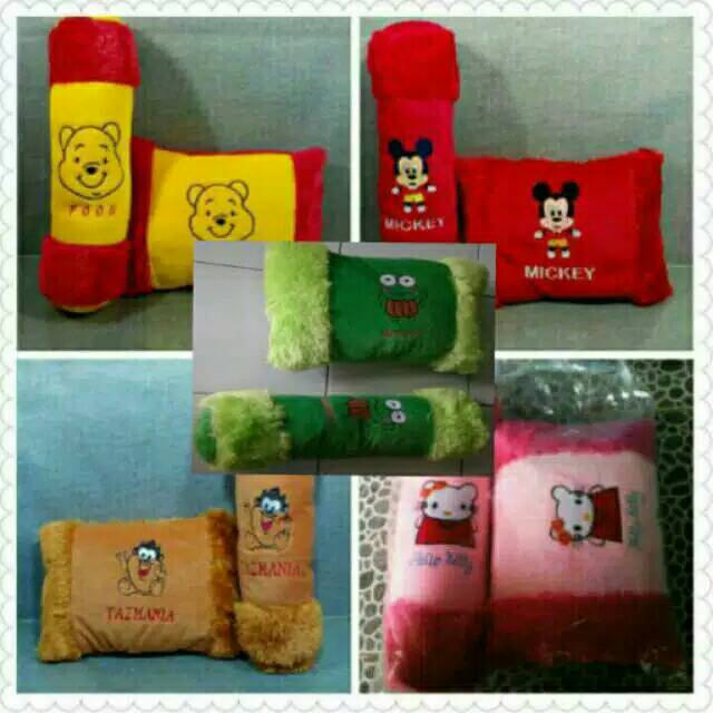 Bantal Guling anak karakter lucu