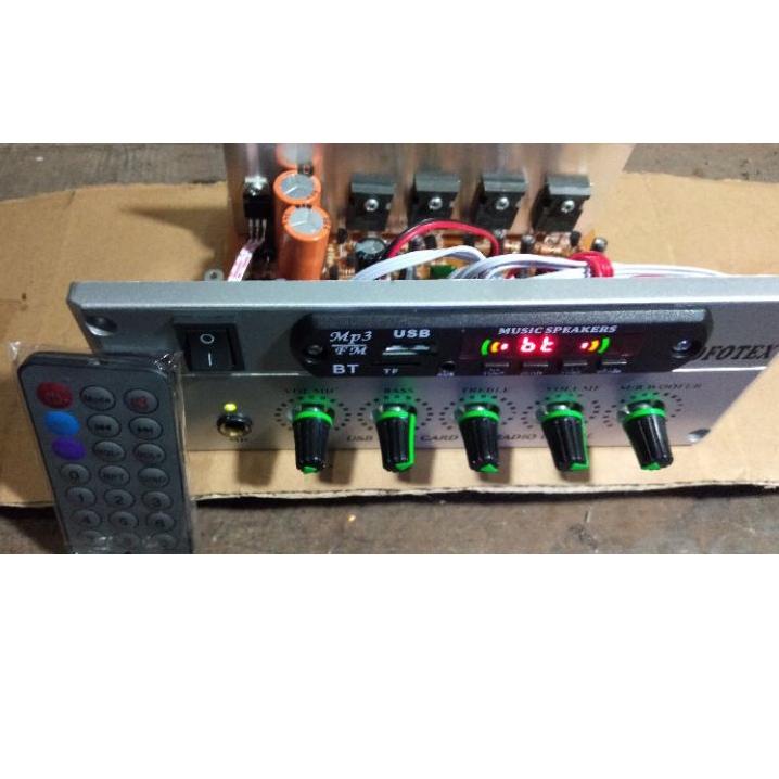 Bagus Dipakai.. kit modul amplifier speaker aktif stereo subwoofer plus USB  bluetooth