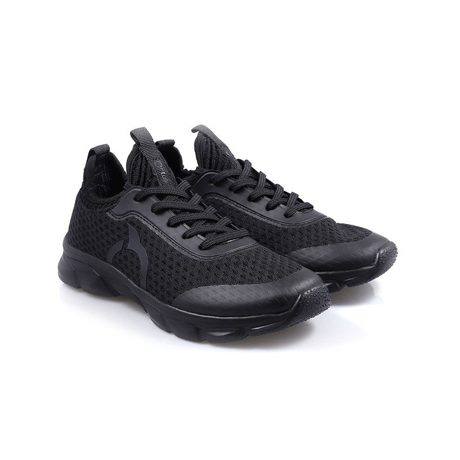 SEPATU SNEAKERS/SEKOLAH/RUNNING ORTUSEIGHT HARVARD JUNIOR - All Black (100% ORIGINAL)