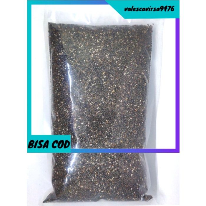 

⭐BISA COD⭐ Chia seed Black Organik 500 gram (biji chia)