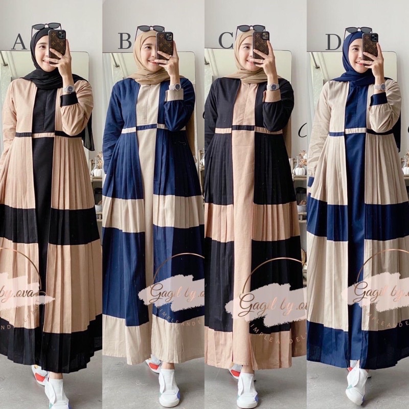 READY DRESS ❤ AQSHANA ❤ ORIGINAL GAGIL FASHION BY OVA BUSUI FRIENDLY