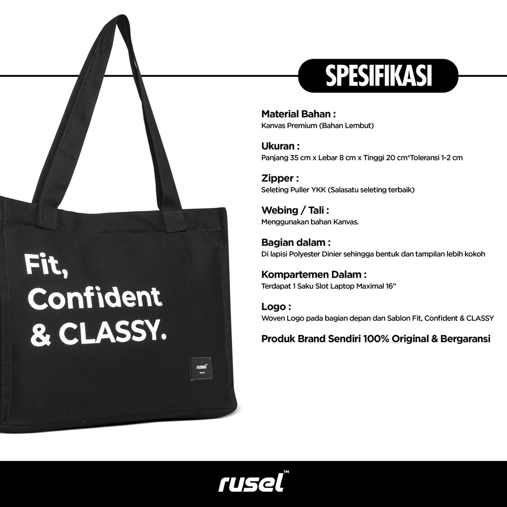 RUSEL BASIC I Totebag Zuka