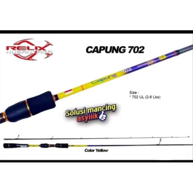 Joran Casting Spinning Relix Nusantara Capung 702