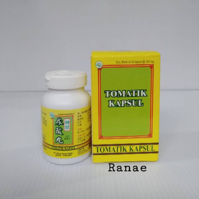 Tomatik Kapsul ( Niao Xiau Wan ) - Obat Herbal Asam Urat