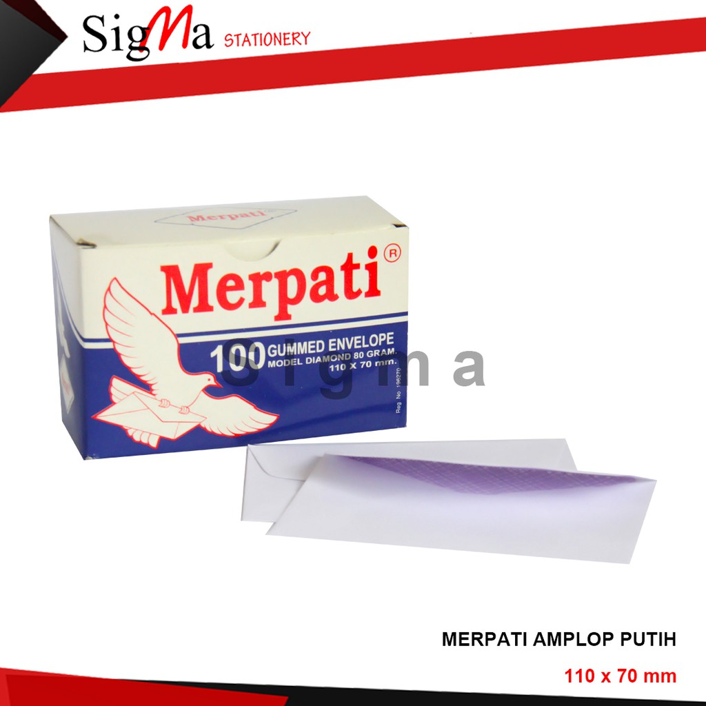 Amplop Kondangan / Envelope Kecil Merpati Polos 110 x 70mm