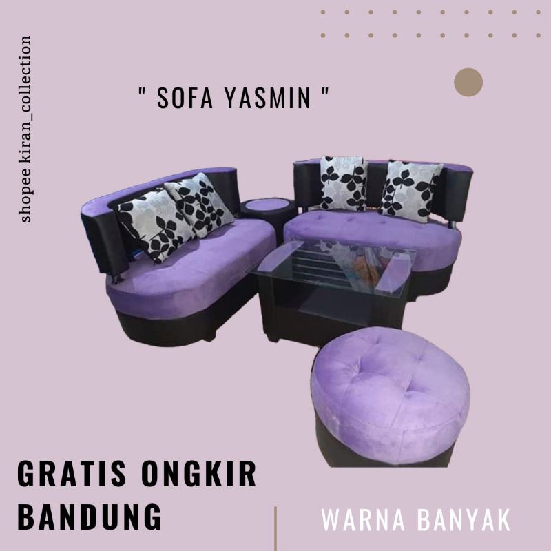 gratis ongkir bandung sofa jasmine / kursi tamu