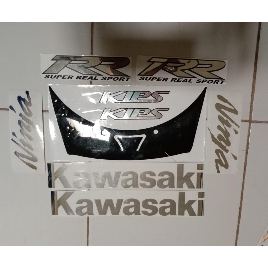 CUTTING  STICKER STRIPING STIKER NINJA RR OLD CROM