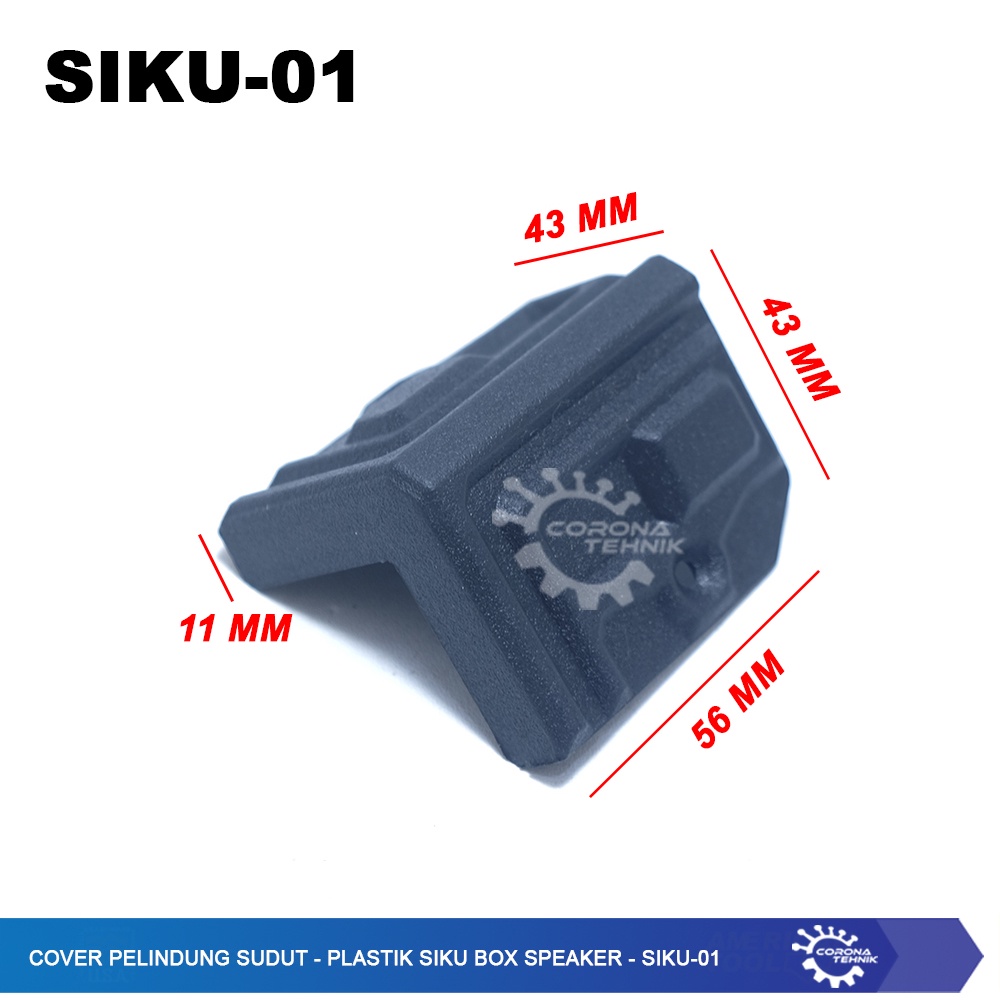 SIKU-01 - Plastik Siku - Plastik Pelindung Sudut Box Speaker