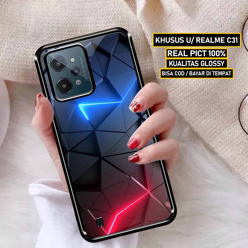 Sukses Case REALME C31 - Hardcase 2D Glossy Realme C31 - Silikon Hp Realme C31  - Silicon Hp Realme 