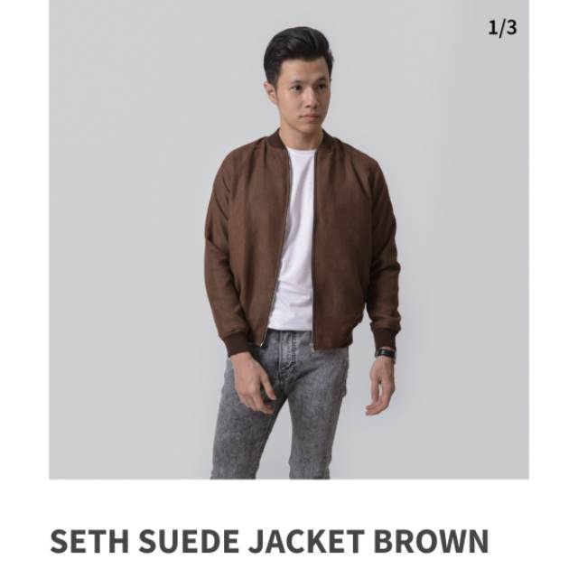 Seth Suede Jacket Brown Original Male.id