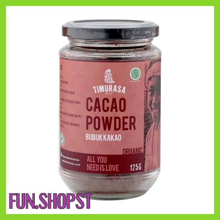 

TIMURASA - CACAO POWDER 125GR - BUBUK COKELAT - ORGANIK