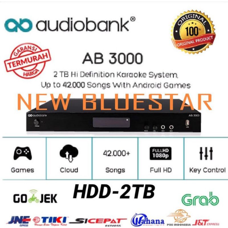 DVD Player Karaoke Audiobank AB 3000 Original Audiobank