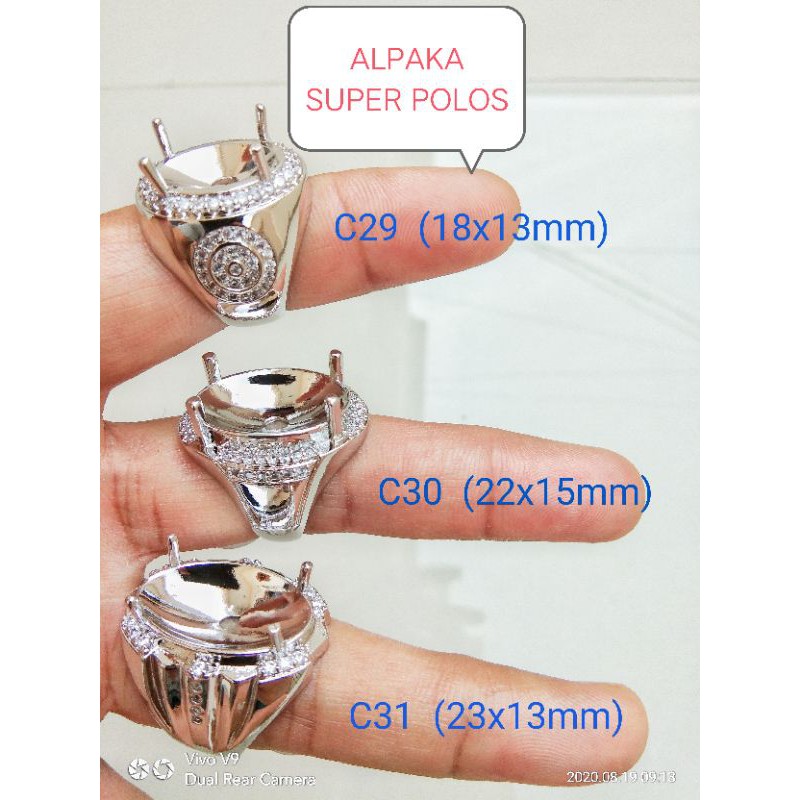 Grosir (SSC) Ring Cincin Emban Alpaka Super 7 Premium Termurah