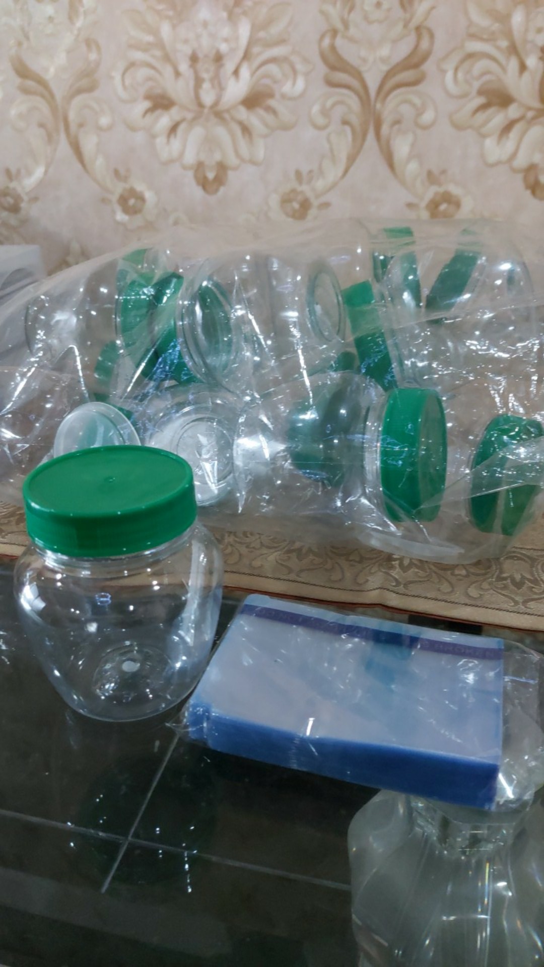 16  Botol Plastik Toples Bumbu Madu 175ml 50ml